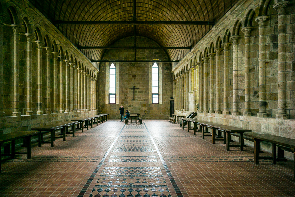 The large eating hall in the Castle