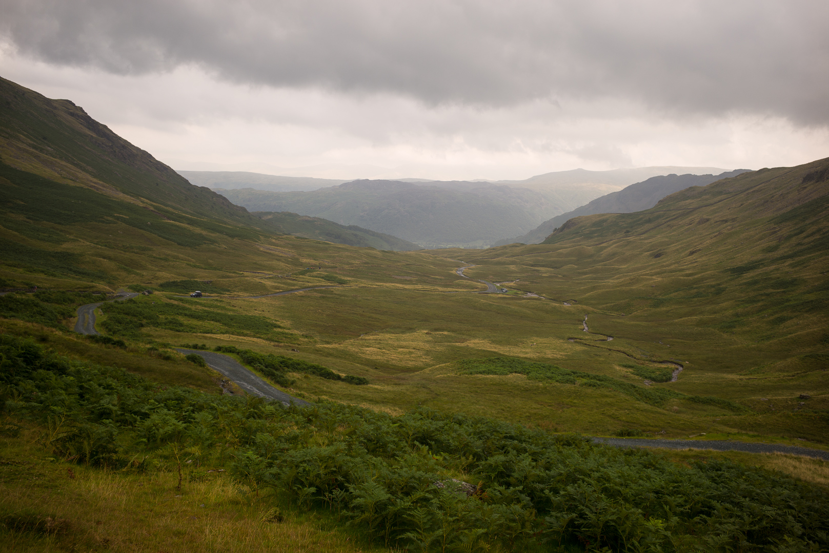 The weather still persists for a bit as we move on from Honister Hause (the old slate mining centre).