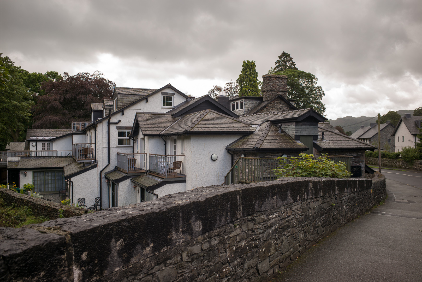 Grasmere, home of Wordsworth, and quite a charming village.