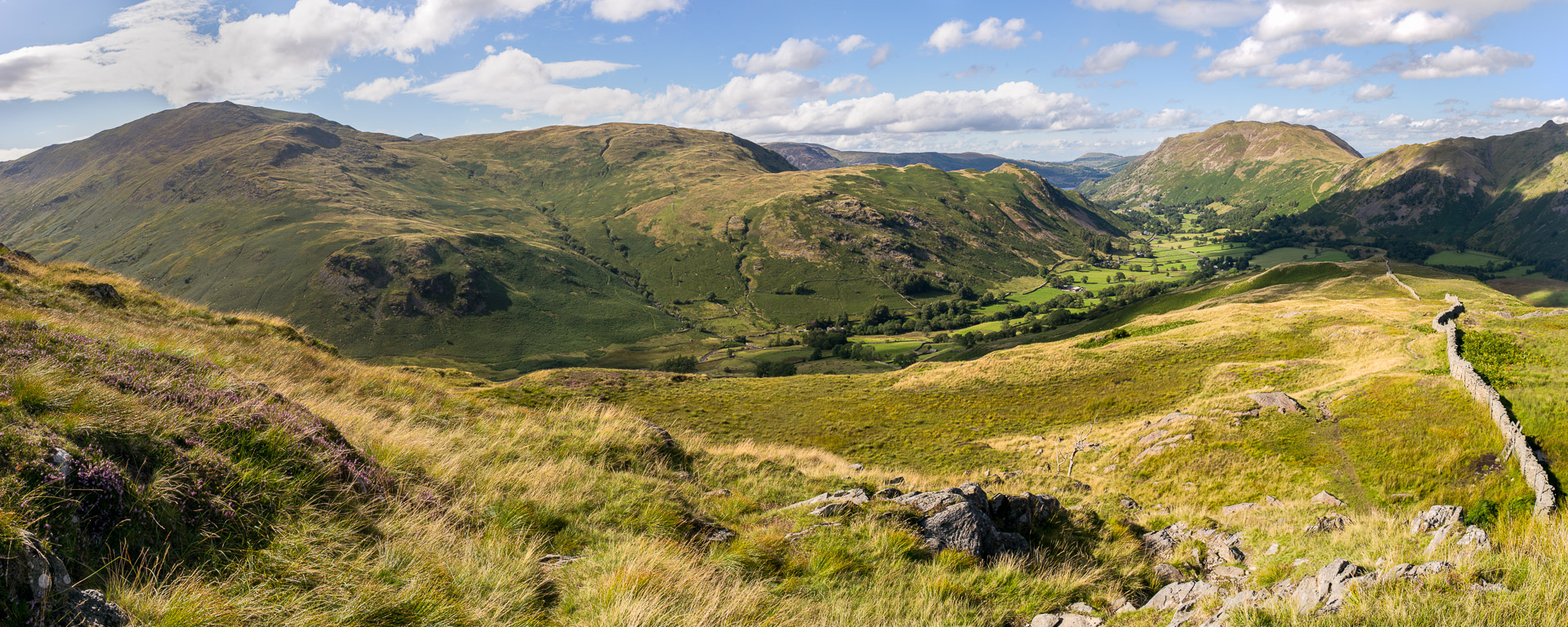 A view towards Patterdale (to the left of the wall)